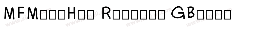 MFMingHei Regular GB字体转换 MFMingHei Regular GB字体转换